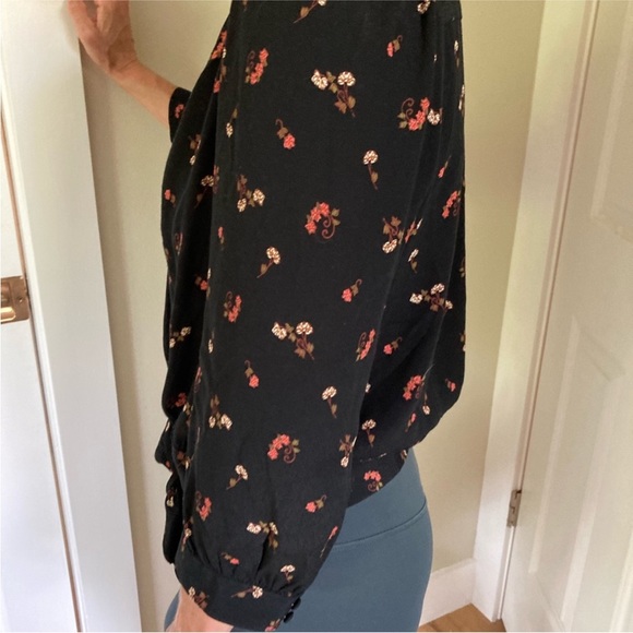 MADEWELL Wrap Floral Top - Picture 12 of 15